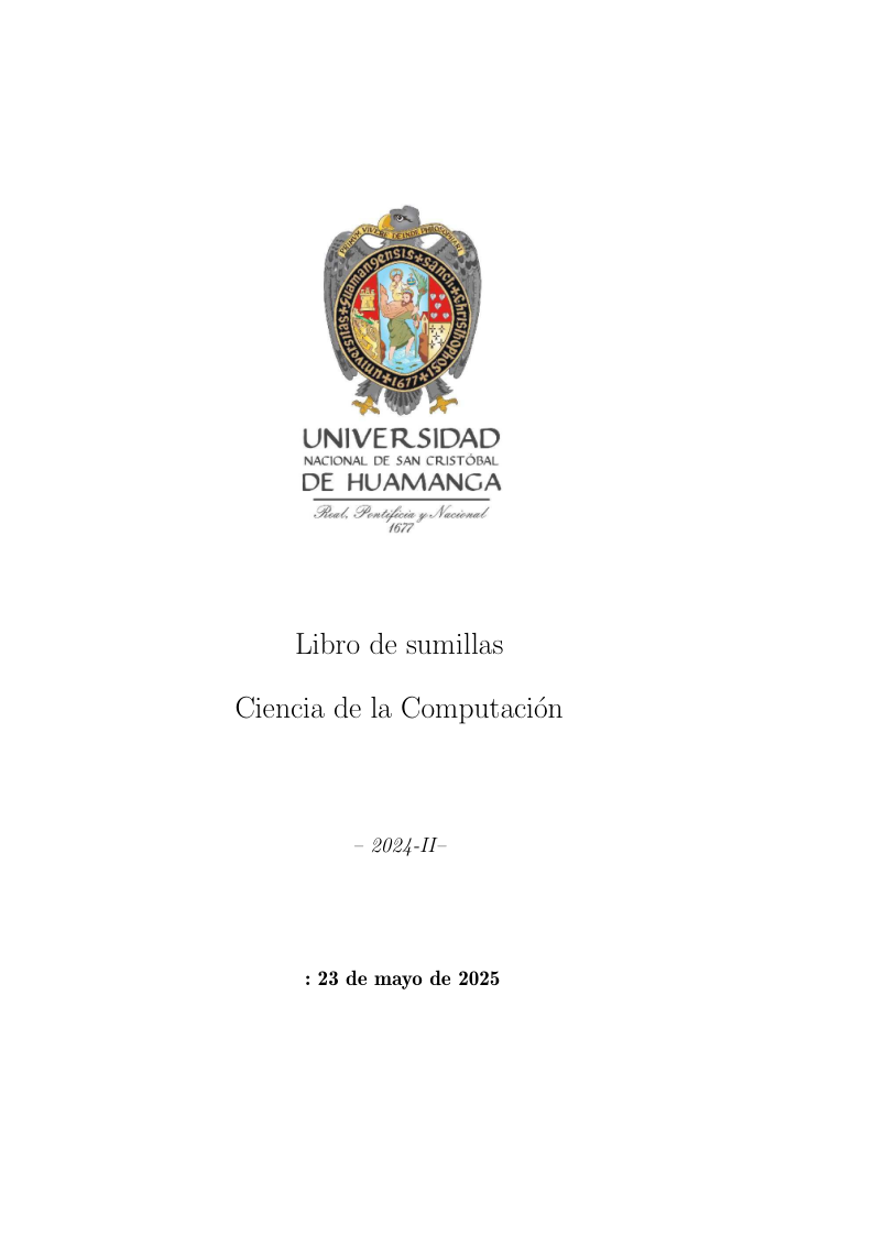 Libro de Sumillas